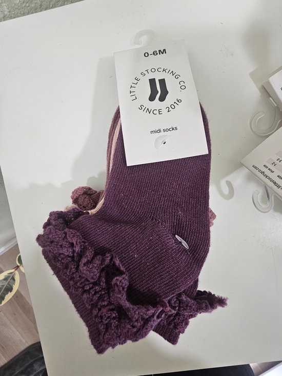 Little Stockings Co Other - Kids Ruffle Midi Socks - (0-6M) 6 Packs Of 3 Each, Brand New